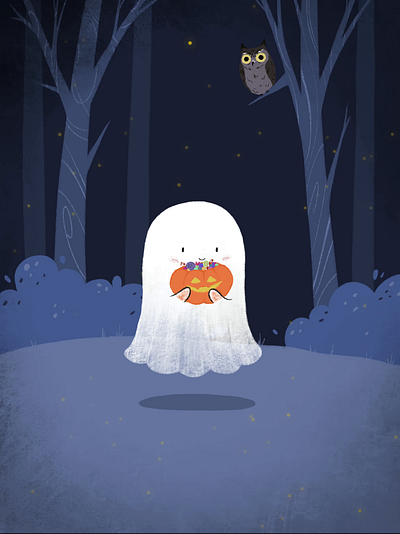 Little Ghost 👻 animation illustration vector