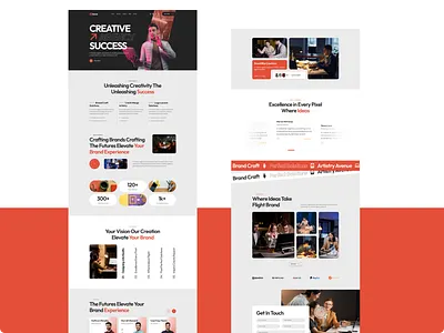 Digital Ageny Website . This Website Approved In Theme Forest. apps design landing page ui ui ux design web design