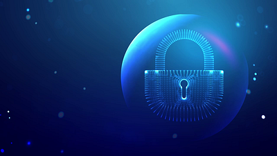 Cybersecurity Lock | Futuristic Data Protection Design 3d cybersecurity dataprotection motion graphics privacy