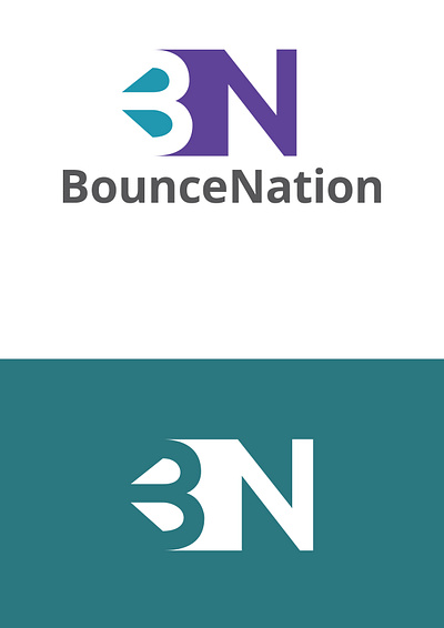 B+N letter mark logo design branding design graphic design lettermark logo vector wordmark