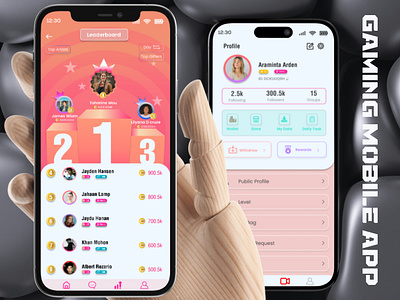 Gaming Mobile app Redesign gaming mobile app redesign ui ux