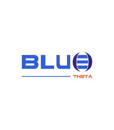 BLUE THETA LOGO DESIGN brand icon branding design graphic design il illustration logo typography vector