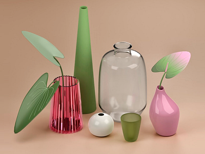 3D Vase Symphony 3d 3d art 3d design 3d interior decor 3d vase design 3d vases 3d visual centerpiece ideas creative home decor elegant vases greenery decor home styling micro living minimalist design modern decor modern home inspiration transparent vase vase arrangement vase designs