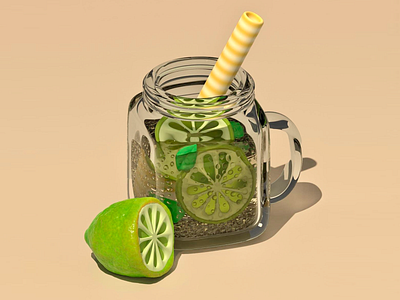 3D Citrus Spark 3d 3d art 3d art work 3d beverage visual 3d lime 3d lime art 3d sparkling drink visual 3d visual artistic presentation cafe game scene citrus spark creative beverage design creative drink design custom beverage visuals drink photography drink styling fizzy drinks lime drink micro living sparkling beverage