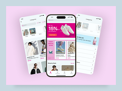 Fashion Marketplace app design figma mobile app ui ui ux user interface