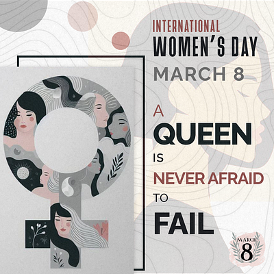 International Women's Day Poster design graphic design posters