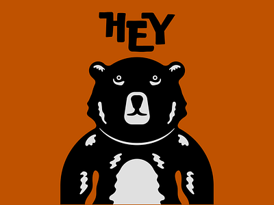 ΗΕΥ animal bear character design graphic design illustration illustration art