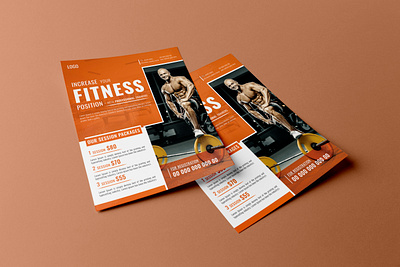 Gym and Fitness Flyer Design Template a4 a4 flyer body branding business exercise fitness fitness flyer design flyer flyer design flyer template gym gym flyers gymnasium marketing print promotion template trainers workout