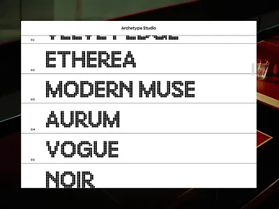 Archetype Studio [UI/UX Exploration] awwwards design figma motion design ui ux ux design web design