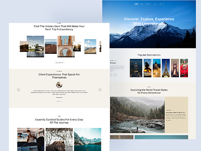 Travel Booking website. deisgn landingpage tour travel travelwebsite ui uiux webdesign webpage website webui