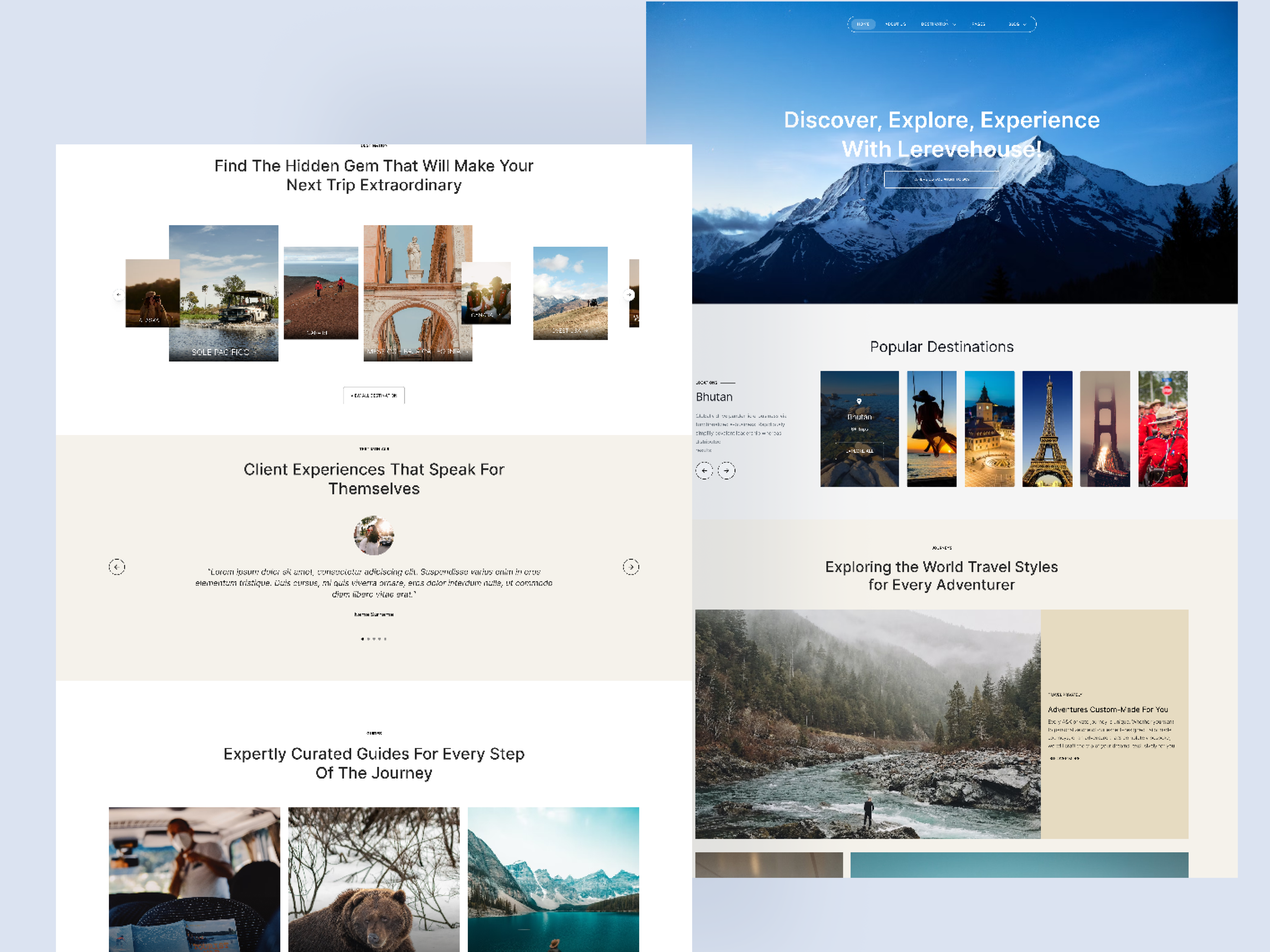 Example of Website UX/UI Design
