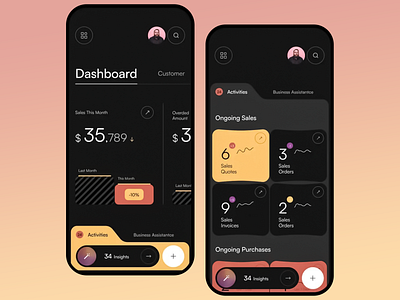 Mobile Sales Tracker app app design app ui app ux business business app dashboard design fintech mobile mobile app mobile app design mobile ui mobile ux sales sales tracker ui ui design ux ux design