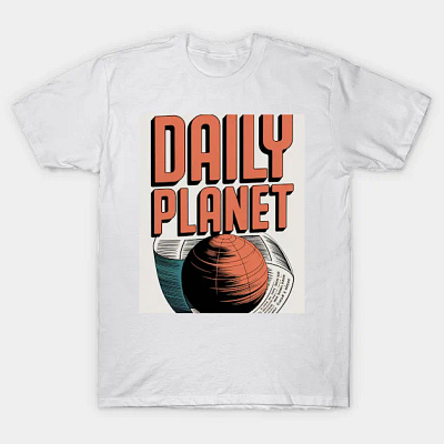 Daily Planet t-shirt tshirt vector