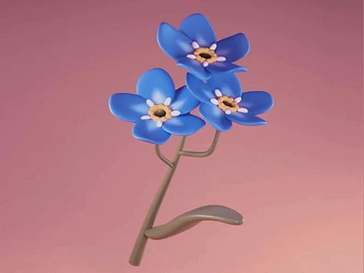 3D flower spin 3d 3d animated video 3d animation 3d art with flowers 3d art work 3d floral animation 3d floral art 3d flower 3d flower animation 3d flower spin 3d flowers 3d forget me not 3d video 3d visual blue petals floral shop game scene flowers for bouquet making forget me not flower gardening game scene micro living