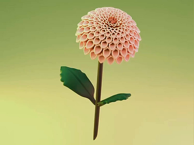 3D Dahlia Bloom 3d 3d animated flower video 3d animated video 3d animation 3d art 3d art work 3d composition 3d dahlia 3d floral animation 3d flower 3d flowers 3d flowers for bouquet making 3d video 3d visual bouquet making dahlia flower dynamic dahlia flower floral art floral shop game scene gardening game scene