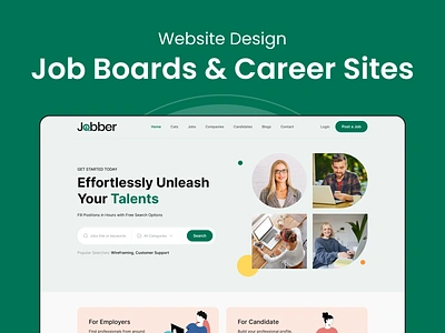 Job finding web design ui career creative creative design creativity design hot trending job job finding job listing minimal design mobile resoponsive mockup ui ui design ux web design