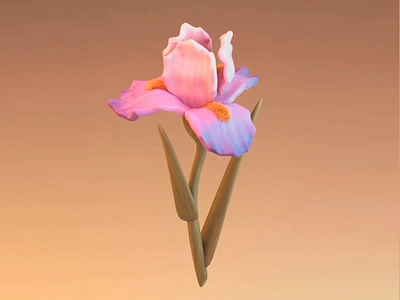 3D Pink Iris Blossom 3d 3d animated visual 3d animation 3d art 3d art work 3d bouquet making 3d design 3d floral art 3d flower 3d flower animation 3d flowersfor bouquet making 3d iris flower 3d pink iris 3d video 3d visual floral shop game scene gardening game scene iris micro living pink flower