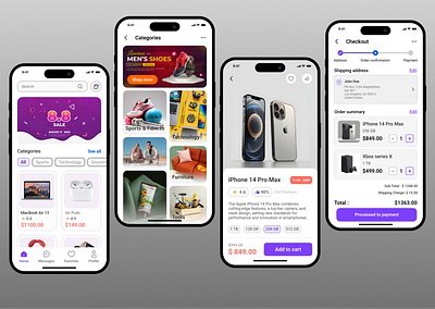 E-Commerce app design app design e commerce new ui ui design ui ux ux ux design