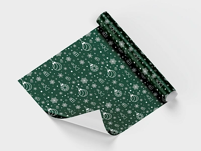 Wrapping Paper: Christmas Mood branding christmas decor design flat gift graphic design holiday illustration inspiring logo newyear package paper present print productdesing vector wrapping