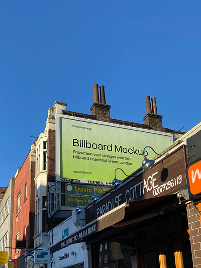 Billboard Mockup — Bethnal Green affordable bethnal green billboard billboard mockup branding branding mockup cheap graphic design logo london mock up mockup mockup psd mockup template mockups photoshop premium psd quality signage mockup