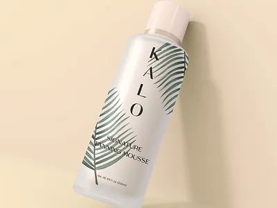 Kalo Tanning product label design branding graphic design