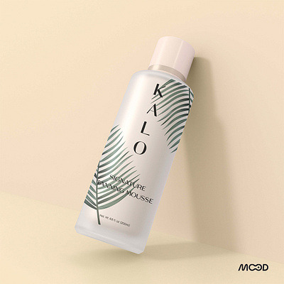 Kalo Tanning product label design branding graphic design