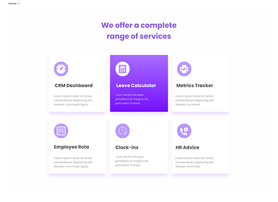 Saas Land Page dailyui ui