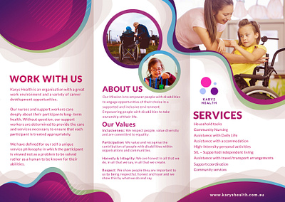 Brochure design graphic design vector