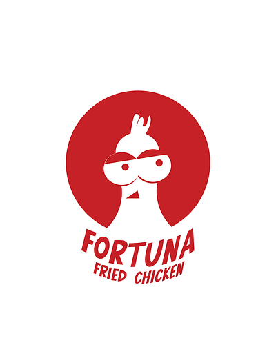 Fortuna Fried Chicken brand identity branding design logo design mockup graphic design logo logo design mockup mockup design poster design