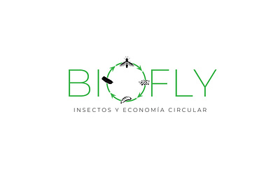 BIOFLY Logo Design environment gardening green insect