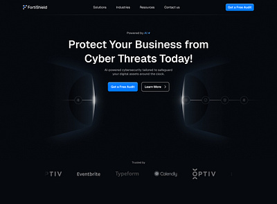 FortiShield product design ui website design