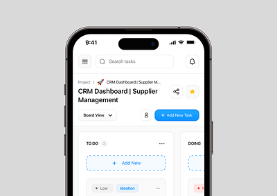 Manageo | Project | Dashboard Mobile App