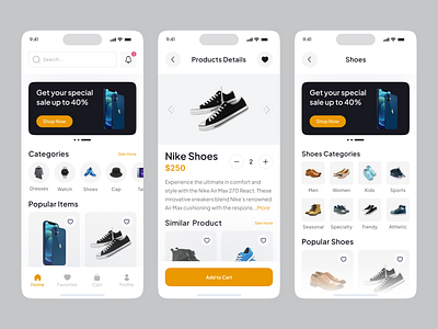 E-commerce Mobile App app design app ui ecommerce electronix mobile ui online onlineshop popular design shahinurstk02 shopify shopping startup store ui design uiux uiux design