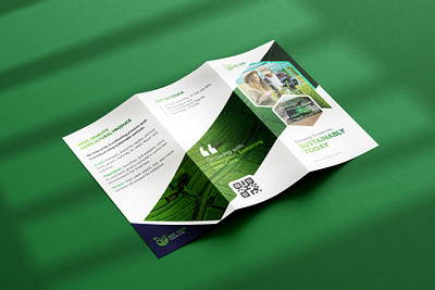 Agriculture & Agro Farm Trifold Brochure Template agro business corporate creative graphic design organic tri fold brochure