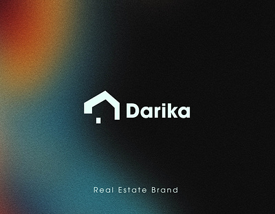 Darika Logo Brand Identity Design brand design brand guidelines brand identity brand identity design branding design graphic design house icon logo logo design minimal modern movers logo professional logo real estate real estate logo design tech logo unique white