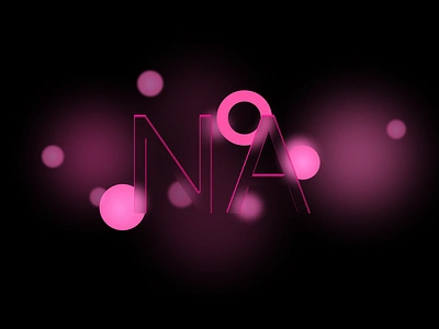 Neon Typography 3d design dribbble graphic design minimal neon typography