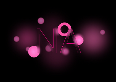 Neon Typography 3d design dribbble graphic design minimal neon typography