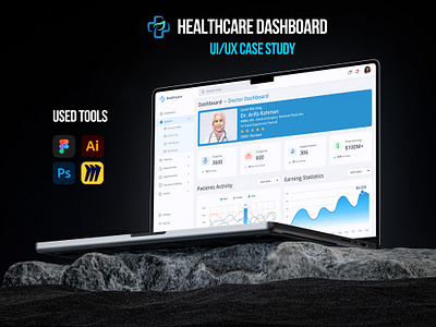 Healthcare Dashboard UI/ UX Case Study appoinments dashboard appointment dashboard dashboard case study dashboard designer doctor dashboard figma designer graphic design healthcare dashboard helthcare case study hospital management medical management patient dashboard payment billing ui ux user interface website design