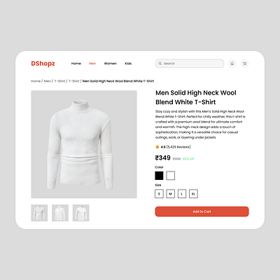 E Commerce Product Page dailyui designpractice ecommerce figmadesign ui uidesign uiux uiuxdesign ux uxdesign