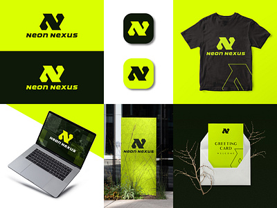 Neon Nexus - Branding branding business logo design graphic design graphicsmania illustration logo modern motion graphics vector