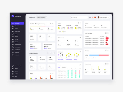 Dashboard app design cards clean dark ui dashboard data data vis desktop app graphs metrics product design ui