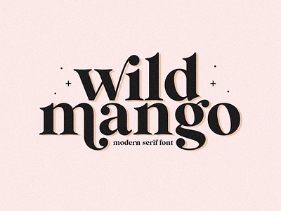 Wild Mango Modern Serif Font bohemian font boho font branding font chic font editorial font font fonts handwritten font handwritten serif font logos magazine modern font modern serif font serif font swashes wild mango modern serif font