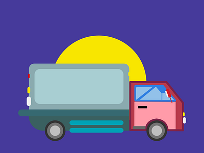 Delivery Truck adobe affinity delivery ecommerce graphic design truck vector