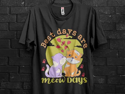 Cat T-shirt Design cat cat shirt cat t shirt design cat tshirt design fashion graphic design love shirt t shirt design trendy tshirt tshirt design tshirts vector