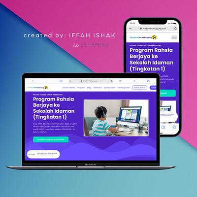 Akademi Intan Payung education lms malaysia simple website