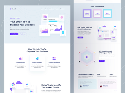 SaaS Landing Page Design agency analytics b2b landing pages business business manager landing page landing page design landing page ui marketing site marketing website product saas saas landing page saas product website services startup website design