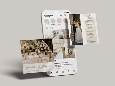 Design for Wedding Instagram Post design graphic design insta post