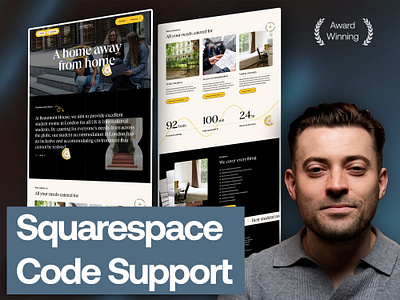 You will get Coding Support for Squarespace Design design html squarespace ui web design