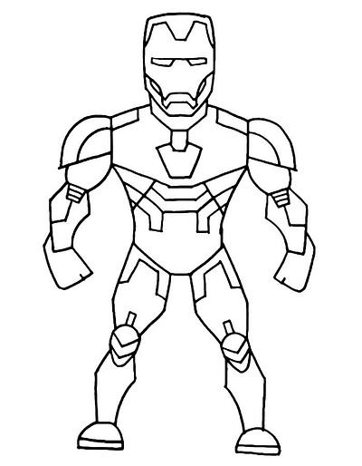 Iron Man Coloring Pages - Free Printable Pages For Kids