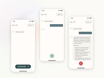 Ava: Voice-First AI Assistant – Pro Concept accessibility ai assistant browser app conversational ai dribbble concept minimalist design responsive design ui design ux design voice ui